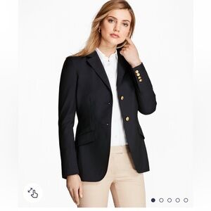 Brooks Brothers 346 Loro Piana Two Button Wool Blazer